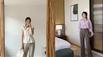 4 cách phối sơ mi và quần ống rộng giúp phong cách luôn mới mẻ, thanh lịch