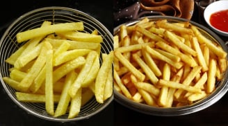 Mẹo chiên khoai tây giòn rụm, để nguội cũng không bị ỉu