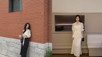 Áo blouse và chân váy: công thức mặc đẹp giúp nàng công sở ghi điểm tinh tế