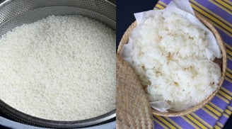 Vì sao trước khi đồ xôi phải ngâm gạo nếp qua đêm?