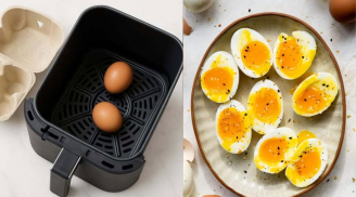 Mẹo làm trứng lòng đào bằng nồi chiên không dầu, đảm bảo thành công, không sợ nứt vỏ
