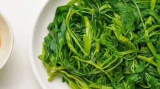 Cách luộc rau muống xanh giòn, không thâm đen cực đơn giản tại nhà
