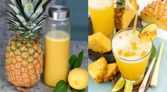 Cách uống nước ép dứa giúp giảm cân nhanh, eo thon, không xót ruột