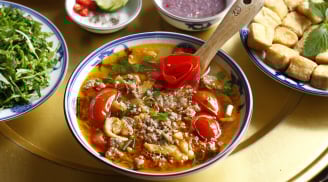 Mẹo nấu canh riêu cua ngon nổi gạch thơm phức