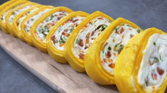 Cách làm trứng cuộn ngon tại nhà