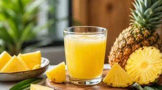 Uống nước dứa đúng cách: Hỗ trợ tiêu hóa, giảm cân mà không rát lưỡi, không lo nạp thừa đường