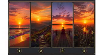 Quiz: Chọn 1 ánh hoàng hôn: Bạn đang ở giai đoạn nào trên hành trình chạm tới giàu sang?