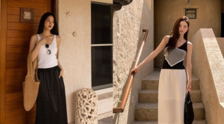 4 công thức diện chân váy suông giúp outfit mùa hè gọn gàng mà vẫn cuốn hút
