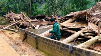 Sập nhà trong mưa dông, bé trai 13 tuổi tử vong thương tâm