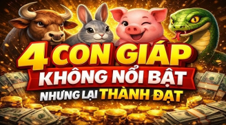 4 con giáp sống khiêm nhường 'lúa chín cúi đầu', âm thầm giàu sụ