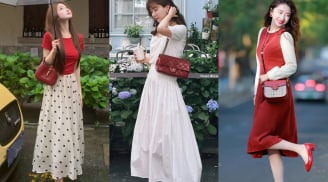 Giày ballet đỏ: điểm nhấn nhỏ nhưng đủ làm thay đổi cả outfit