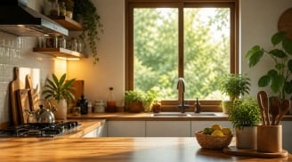 Bếp gọn thì nhà ấm: 3 chi tiết nhỏ âm thầm chi phối năng lượng sống mỗi ngày