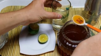 Cách pha nước chanh thải độc, hút cạn mỡ bụng