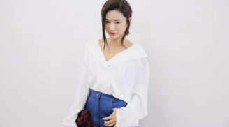 Kiểu áo đang được gái Hàn diện nhiều hè này: Mặc lên vừa mát mẻ vừa tôn xương quai xanh