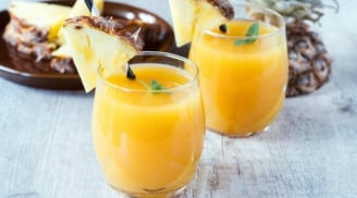 2 khung giờ vàng uống nước ép dứa giúp giảm cân nhanh mà không hại dạ dày