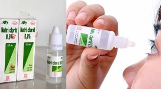 Điều gì xảy ra nếu dùng phải nước muối nhỏ mắt Natri clorid 0,9% không đạt độ trong?