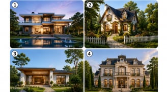 Quiz: Chọn 1 mẫu nhà bạn thích để xem bạn sẽ giàu lên hay khó khăn hơn trong thời gian tới