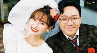 Phản ứng của Trấn Thành khi Hari Won mặc váy cô dâu lộng lẫy