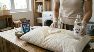 Cách làm sạch ruột gối ố vàng chỉ sau một lần giặt, phòng ngủ thơm mát hơn hẳn