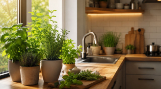 Vì sao nên đặt 1-2 chậu cây trong nhà bếp? Những loại cây vừa thơm vừa dễ sống, nhiều người bắt đầu làm theo