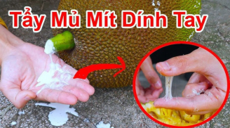 Nhựa mít dính đầy tay hay dao rửa mãi không sạch: Chỉ cần làm cách đơn giản này, 5 phút là sạch bong