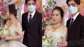 Chú rể đeo khẩu trang kín mặt, đầy vết thương trong ngày cưới ở TP.HCM: Sự thật gây bất ngờ
