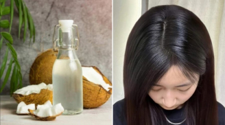 Cách giảm rụng tóc, kích thích tóc mọc dày, hiệu quả nhờ dầu dừa