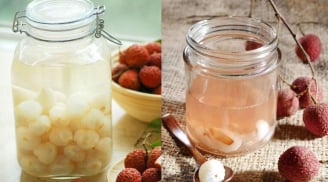 Cách tự làm giấm vải chỉ với 3 nguyên liệu, làm một lần, ăn cả năm