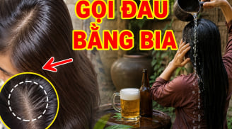 Mẹo dùng bia ủ tóc, kích thích tóc con mọc tua tủa, không bết dính