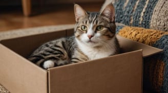 Vì sao mèo thích nằm trong hộp giấy? Câu trả lời không đơn giản như nhiều người nghĩ