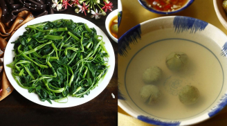 Canh rau muống luộc: Nên dầm sấu hay nên vắt chanh?