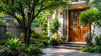 Vì sao người xưa dặn trước cửa nên có cây xanh, lưu ý trồng cây trước cửa thế nào?