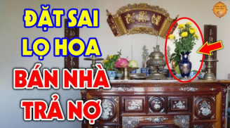 Lọ hoa trên bàn thờ: Nên để bên trái hay bên phải thì tốt hơn?