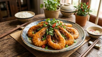 Cách rang tôm vỏ giòn rụm, thịt ngọt thơm đậm đà, tuyệt đối không bị tanh nồng