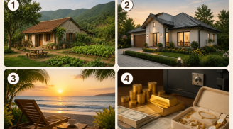 Quiz: Hình ảnh bạn chọn có thể dự đoán về già giàu có ra sao