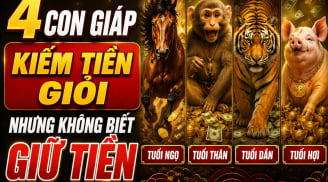 4 con giáp kiếm tiền giỏi nhưng không biết giữ tiền