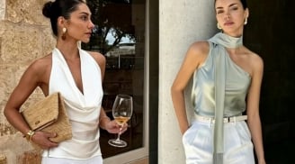 Áo satin cổ đổ – thiết kế tối giản đang được yêu thích bởi những tín đồ thời trang thanh lịch