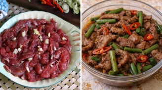 Mẹo xào thịt bò mềm tan, núng nính, không có mùi gây