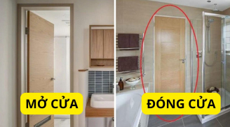 Nên mở hay đóng cửa nhà tắm khi không sử dụng? Rất nhiều người đang làm sai