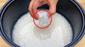 Tại sao bạn nên cho 1 viên đá lạnh vào nồi cơm điện?
