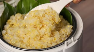 Cách đồ xôi nhanh không cần ngâm gạo: Xôi dẻo mềm, thơm nức, không khô cứng