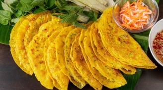 Cách pha bột bánh xèo đúng chuẩn, bánh giòn tan, vàng ruộm
