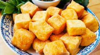 Mẹo rán đậu phụ ngoài giòn, trong mềm, không cần chảo chống dính vẫn không bị sát