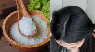 Cách gội đầu bằng nước muối giúp tóc không bết dầu, cả tuần vẫn bồng bềnh
