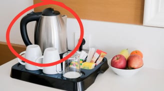 Vì sao không nên dùng ấm đun nước trong nhà nghỉ, khách sạn?