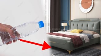 Vì sao khi qua đêm trong khách sạn người ta thường lấy chai nước lăn xuống gầm giường?