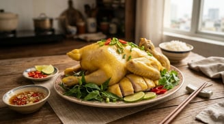 Bí quyết luộc gà da vàng ruộm, không nứt, xương không đỏ: Tuyệt chiêu đầu bếp giỏi