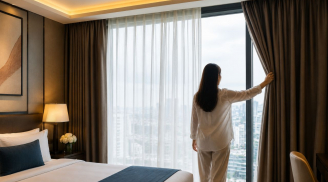 Tại sao rèm khách sạn thường có 2 lớp? Không chỉ để đẹp, còn vì 3 lý do rất thực tế