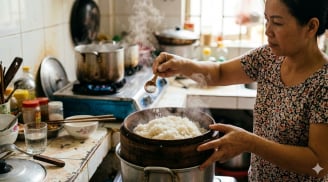 Vì sao các bà nội trợ khéo tay luôn cho muối khi đồ xôi?