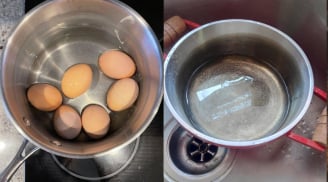 Vì sao nồi luộc trứng luôn bị đen?